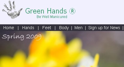 green hands
